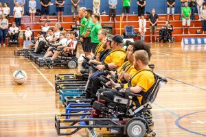 Powerchair participants. Photo credit: Michelle Coles.