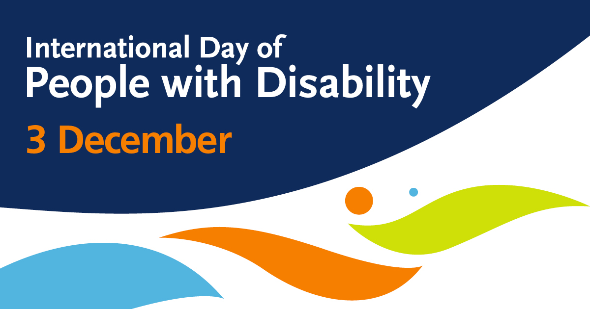 International Day of People with Disability 3 December graphic
