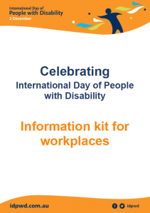 Workplaces – International Day of People with Disability