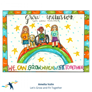 Amelia Vulin, Applecross Primary School – winner year 4-6 category “Let’s Grow and Fit Together”