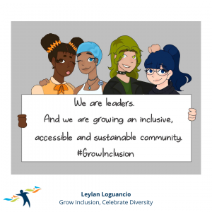 Leylan Loguancio, Fitzroy High School – winner year 7-12 category for “Grow Inclusion, Celebrate Diversity”