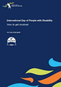 IDPwD How to get involved An Easy Read guide