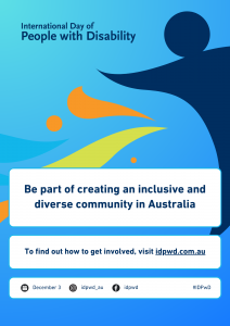 2024 IDPwD Poster - Blue
